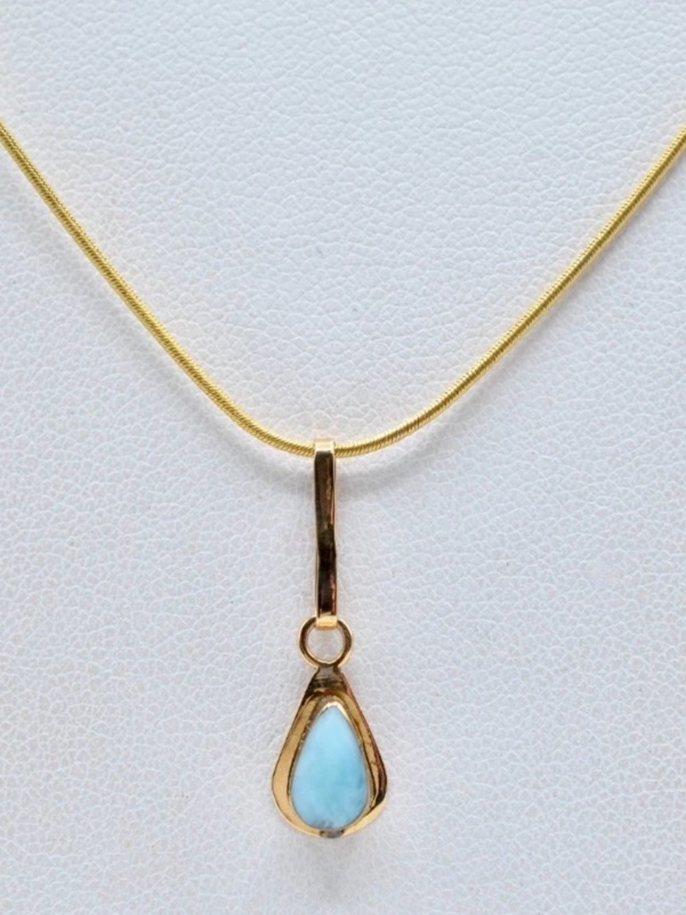 14k Vintage Gold Pendant & 14k 16” Gold Snake Chain Necklace – 2.7g